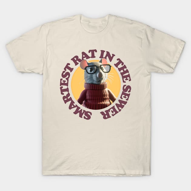 Smartest Rat In The Sewer T-Shirt by DankFutura